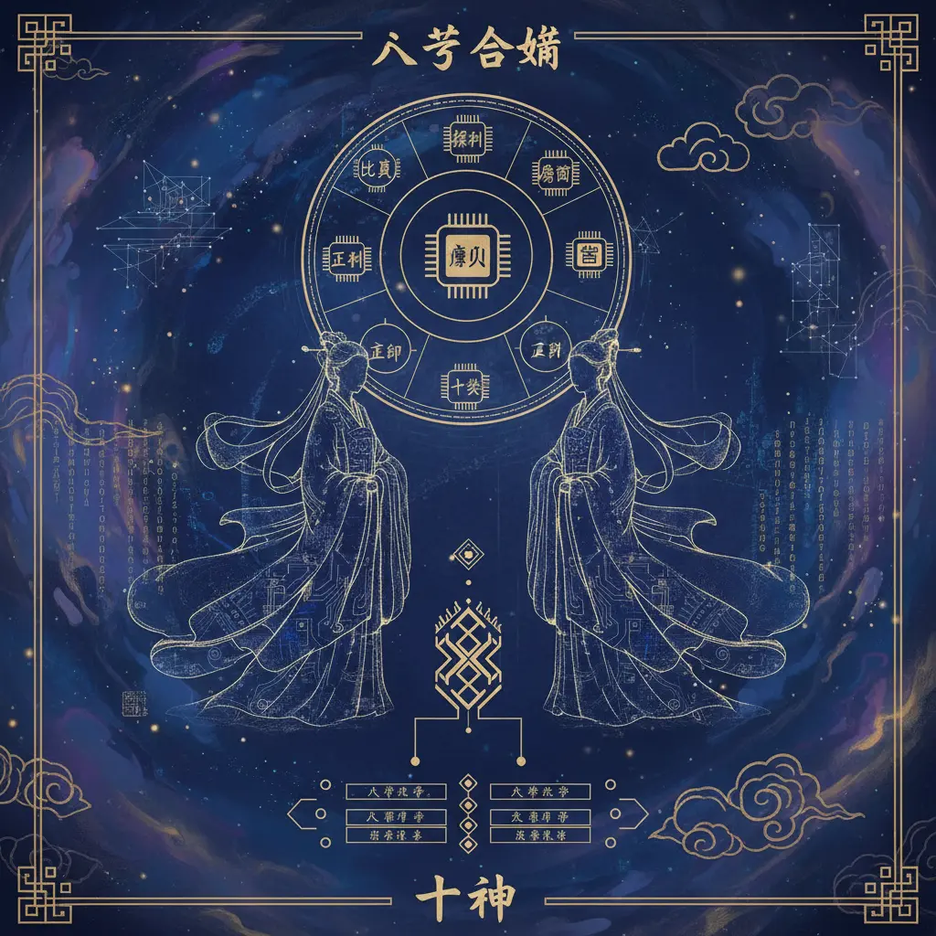 八字合婚 - 十神