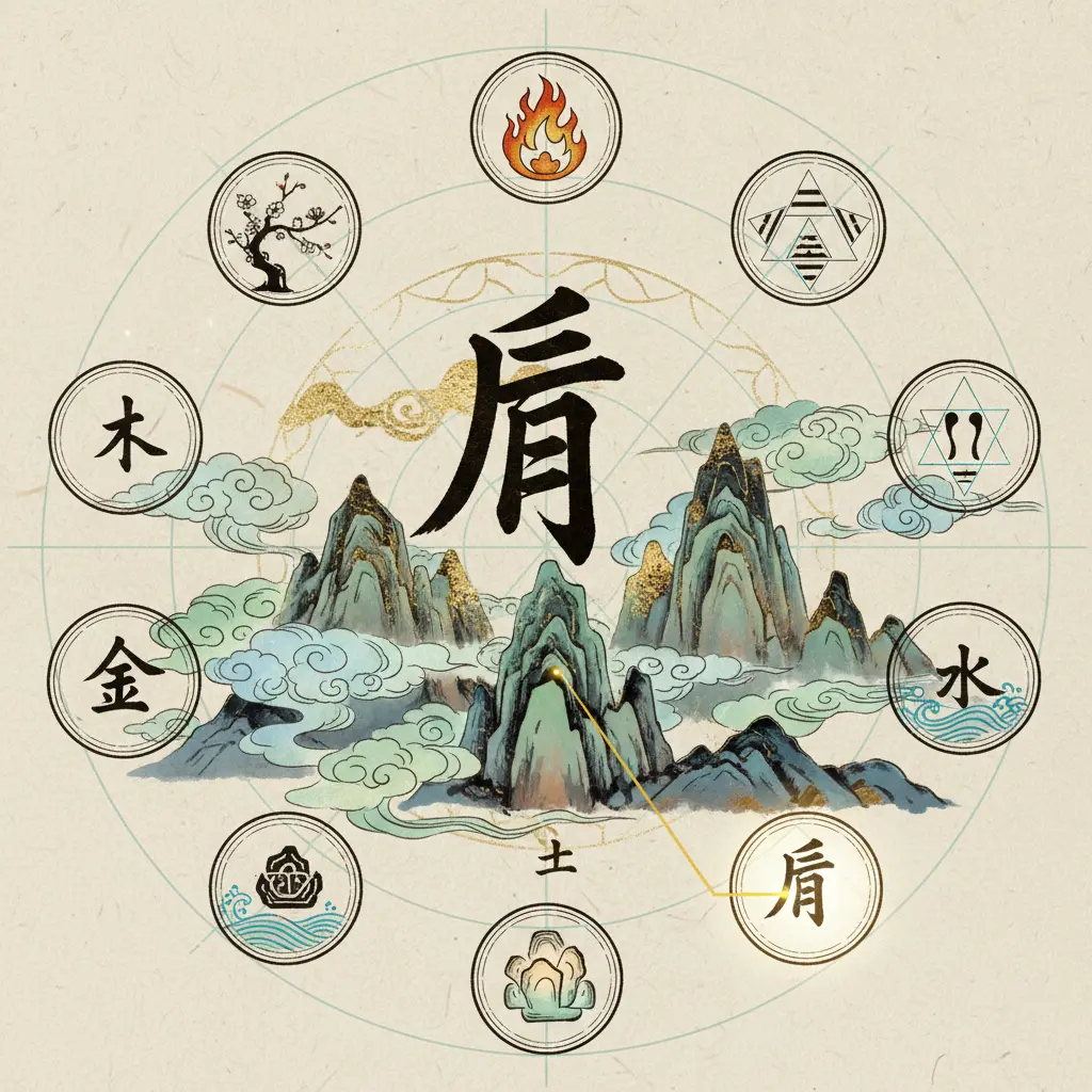 五行八卦 - 艮