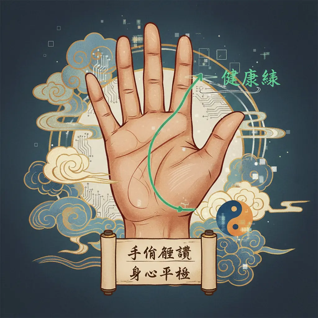 手相解讀 - 健康線