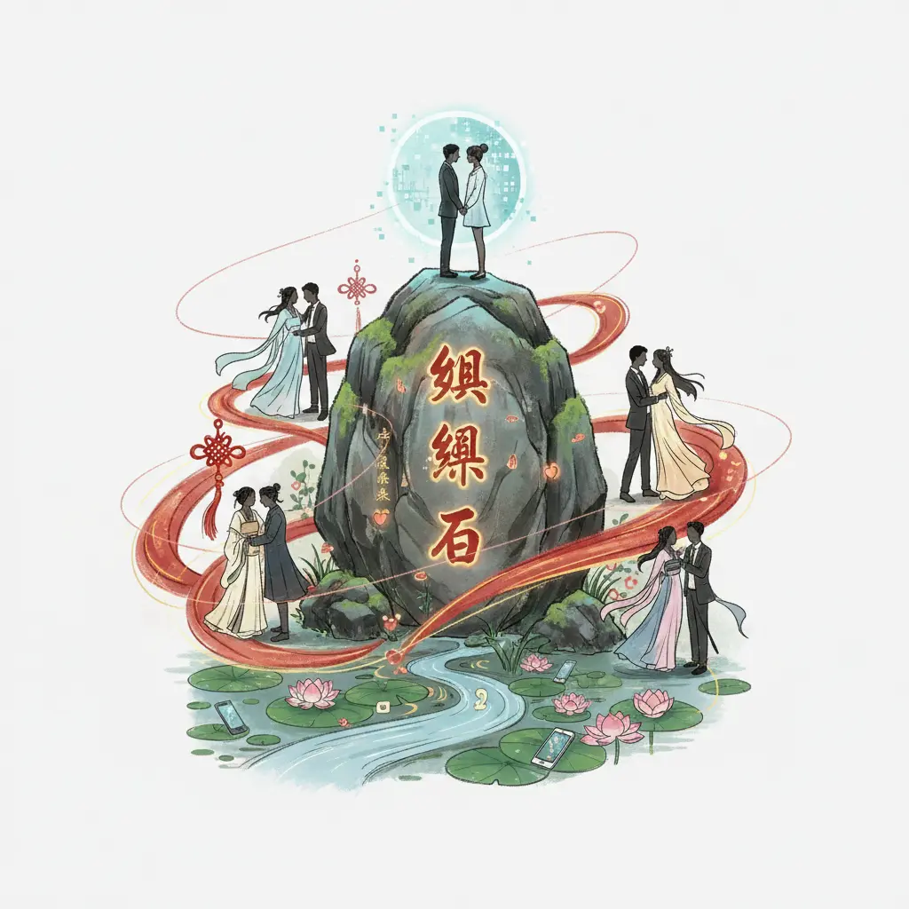 姻緣 - 姻緣石