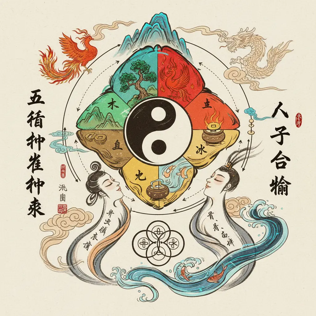 八字合婚 - 五行